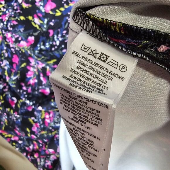 NWT FRENCH CONNECTION FLORAL SPAGHETTI STRAP BODYCON SWEETHEART NECK DRESS SZ 10 - Picture 12 of 15